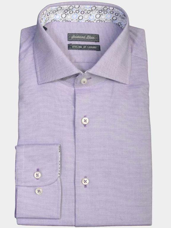 Scotland Blue Business hemd lange mouw Paars Wesley Long Sleeve Dressual S 19106WE16SB/770 purple