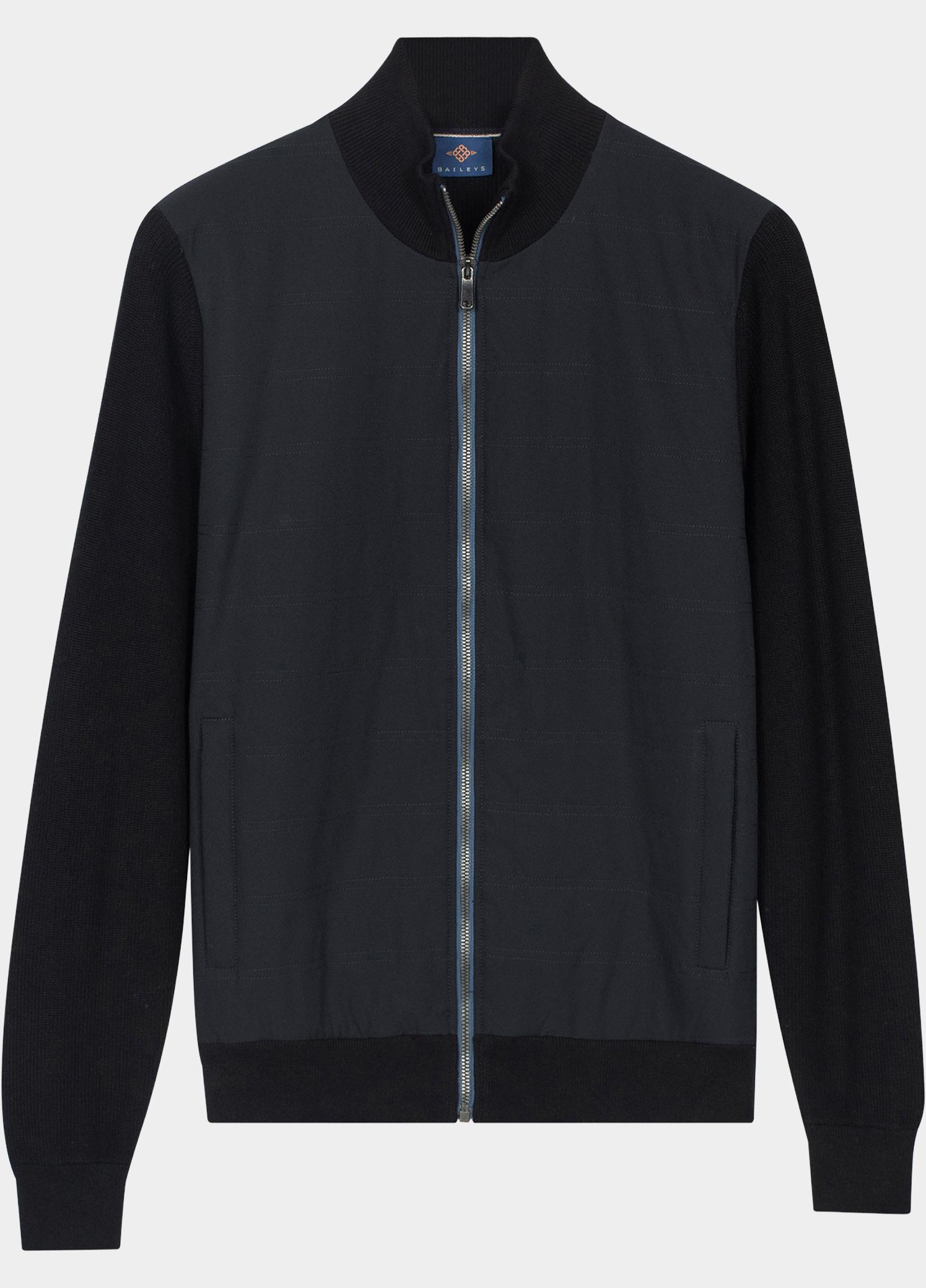 Baileys Vest heren Blauw Cardigan Zip  Front Body Ligh 612019/60