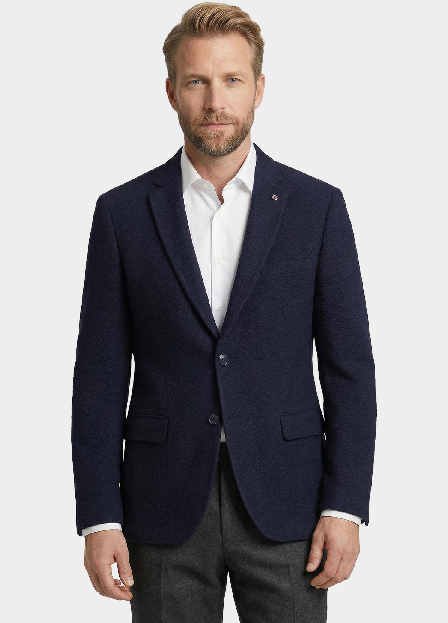 Giordano Colbert Blauw Pietro half lined blazer Tech 612605/60