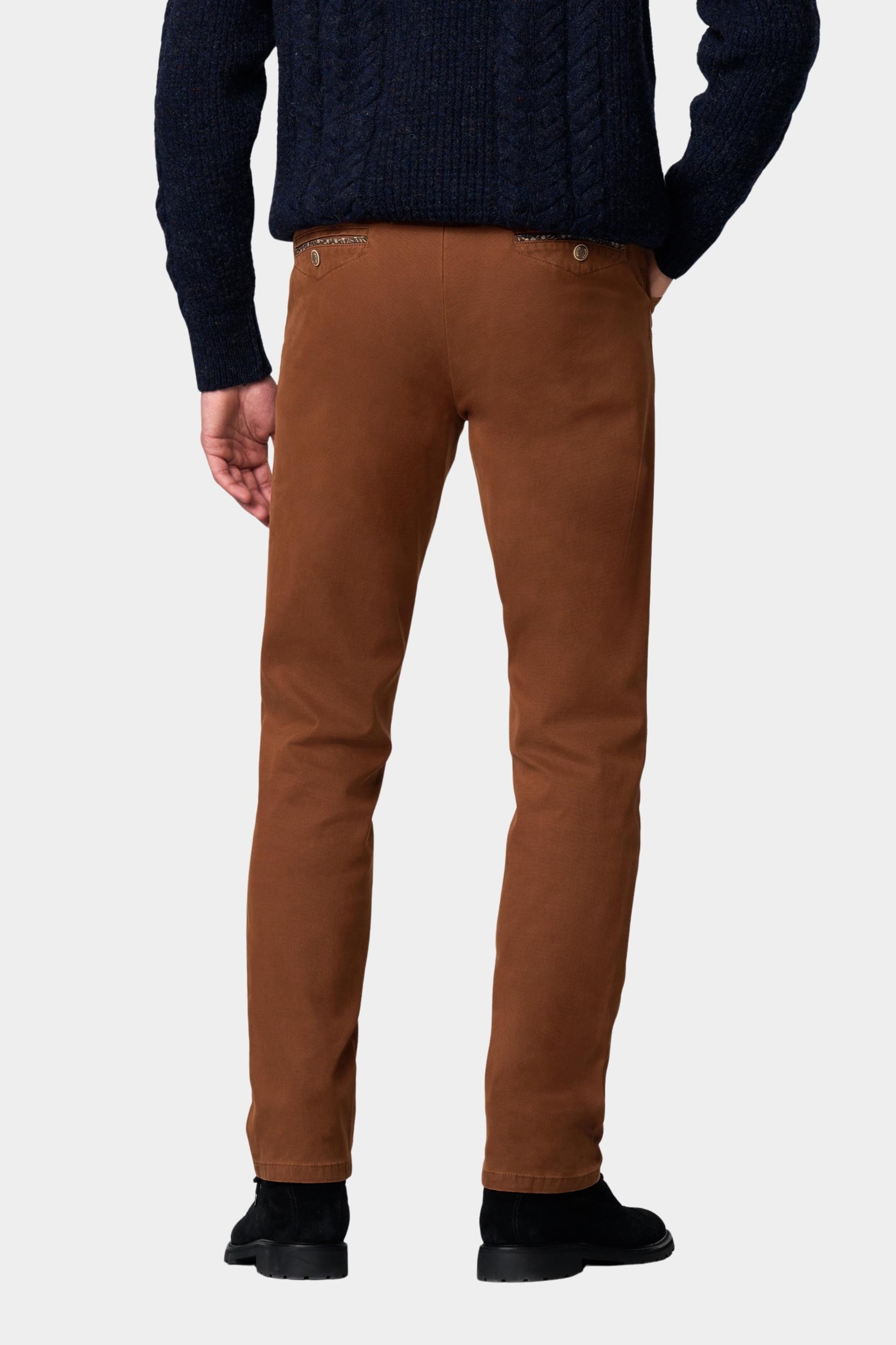 Meyer Katoenen Broek Bruin CHICAGO Art.2-5615 3322561500/48