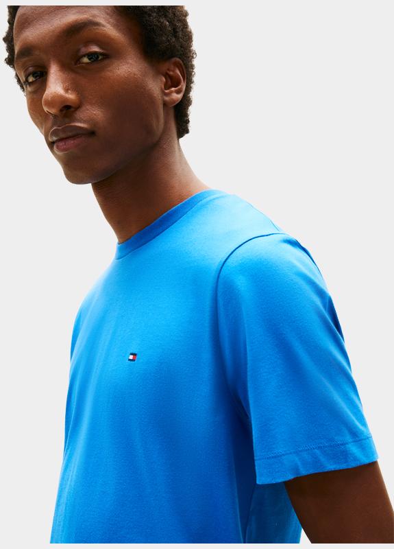Tommy Hilfiger T-shirt korte mouw Blauw ESS SEASONAL REG FIT SOLID TE MW0MW39995/C4U