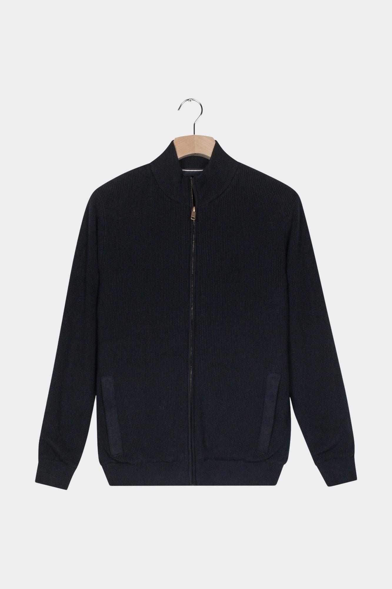 Baileys Vest Blauw Lined Cardigan Zip 522189/60
