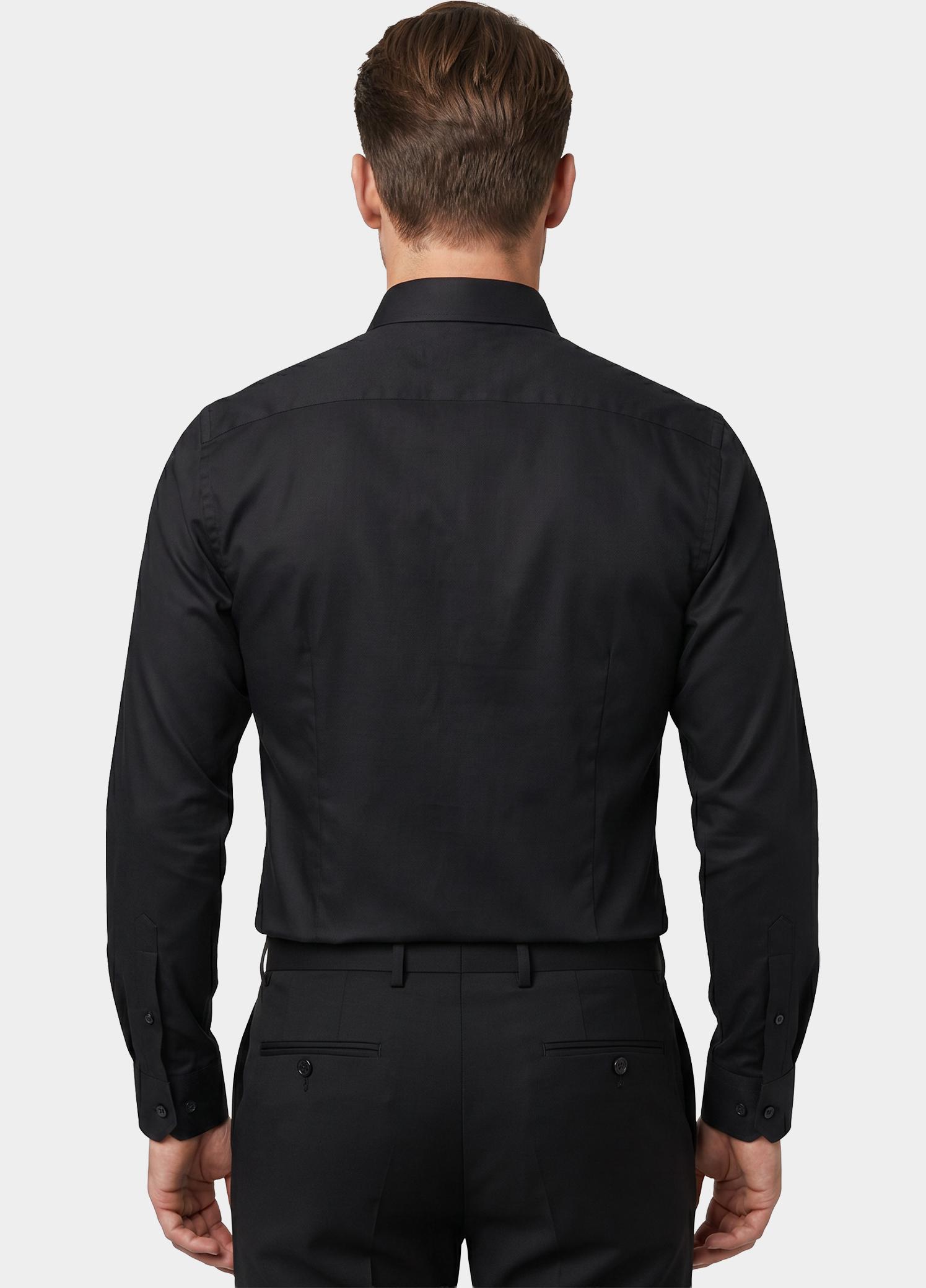 Marvelis Business hemd lange mouw Zwart  679964/68