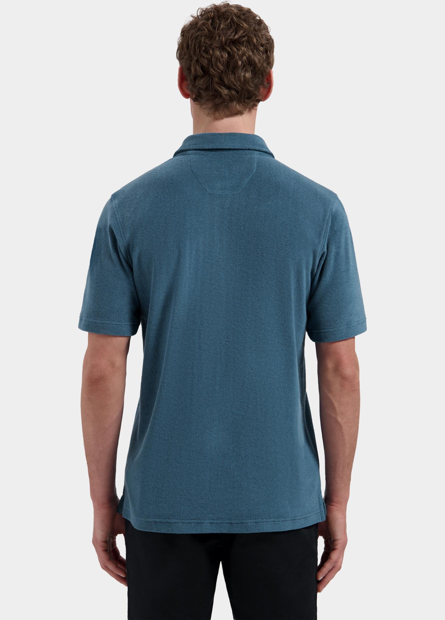 Dstrezzed Polo heren Blauw Roy Polo 240030/621