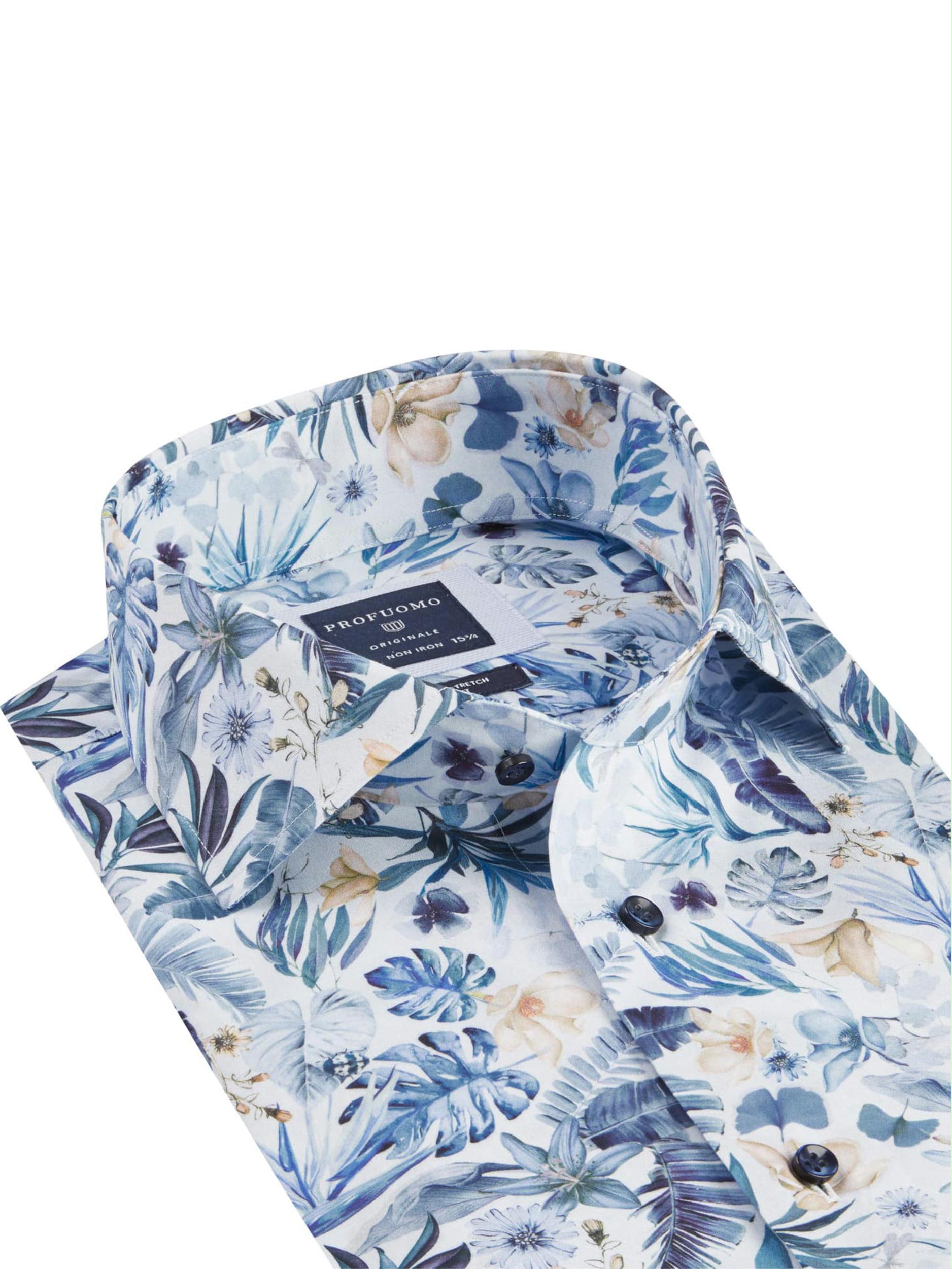 Profuomo Business hemd lange mouw Blauw  PPSH1A1002/M