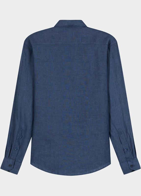 Olymp Overhemd extra lange mouw Blauw Casual 404019/19