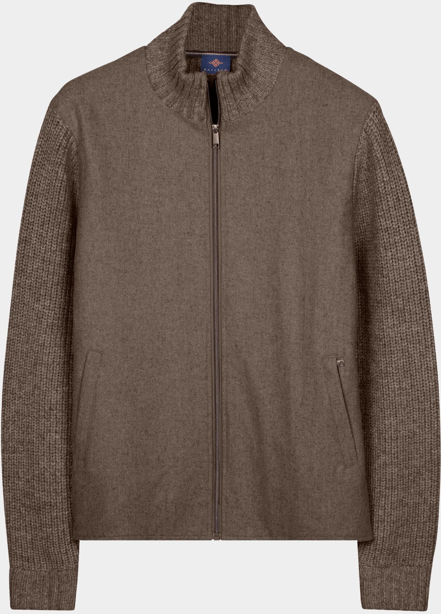 Baileys Vest heren Bruin Cardigan Zip  Front 622095/805