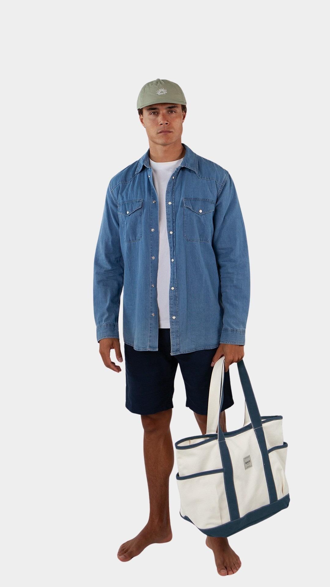 Barts Tas Blauw Shaey Beachbag 5199/38