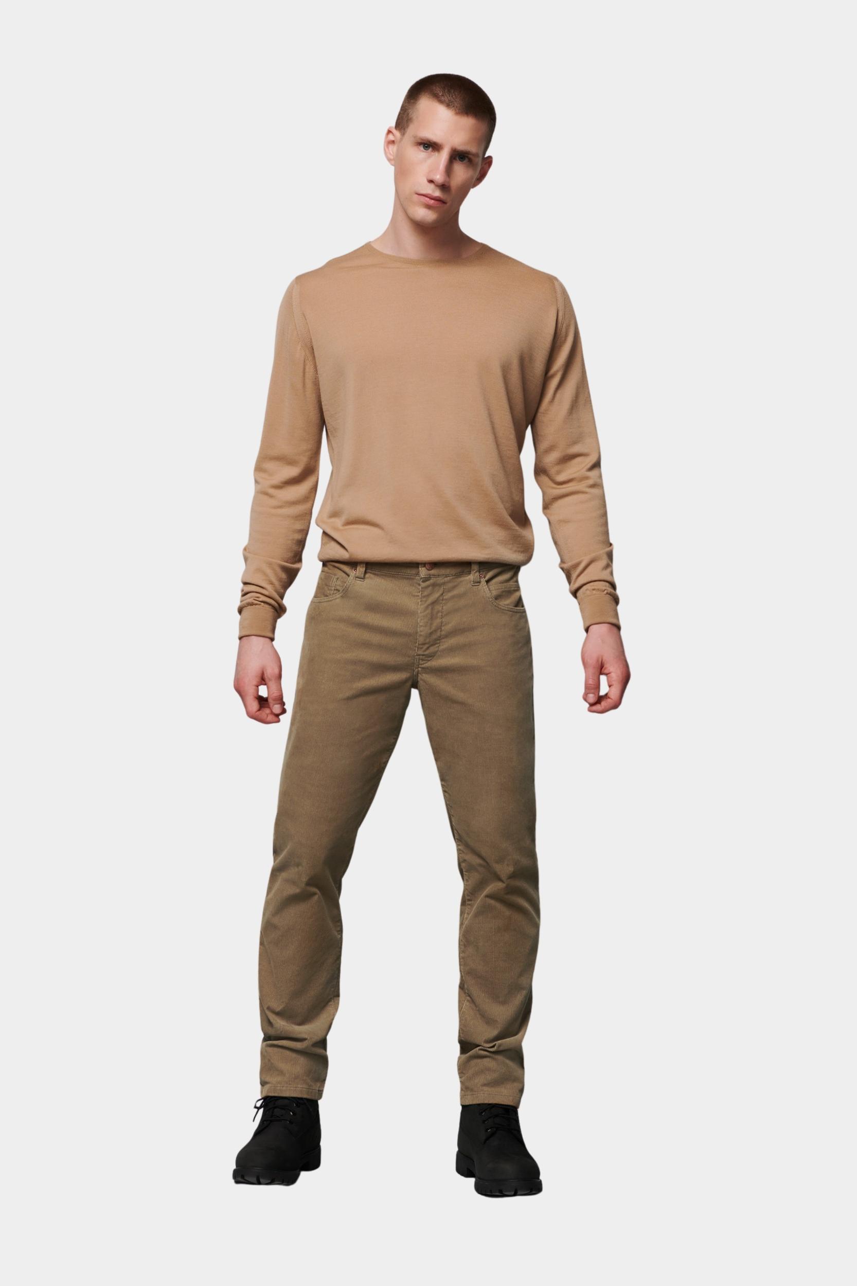 Meyer Katoenen 5-Pocket Bruin M5 Slim Art.2-6180 3612618000/32