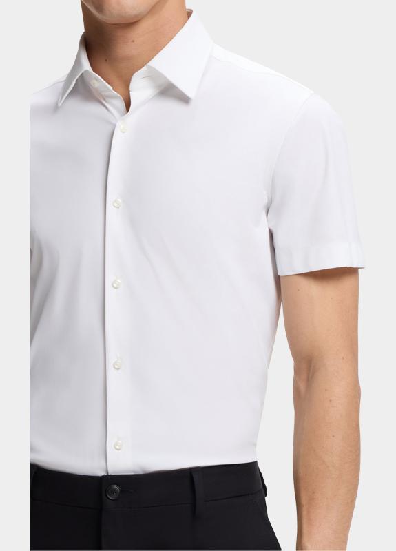 BOSS Black Zakelijk hemd korte mouw Wit P-HANK-K-SH-262 10248739 01 50561627/100