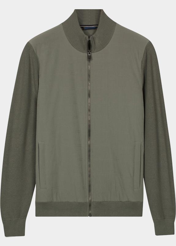 Baileys Vest heren Groen Cardigan Zip  Front Body Ligh 612019/72