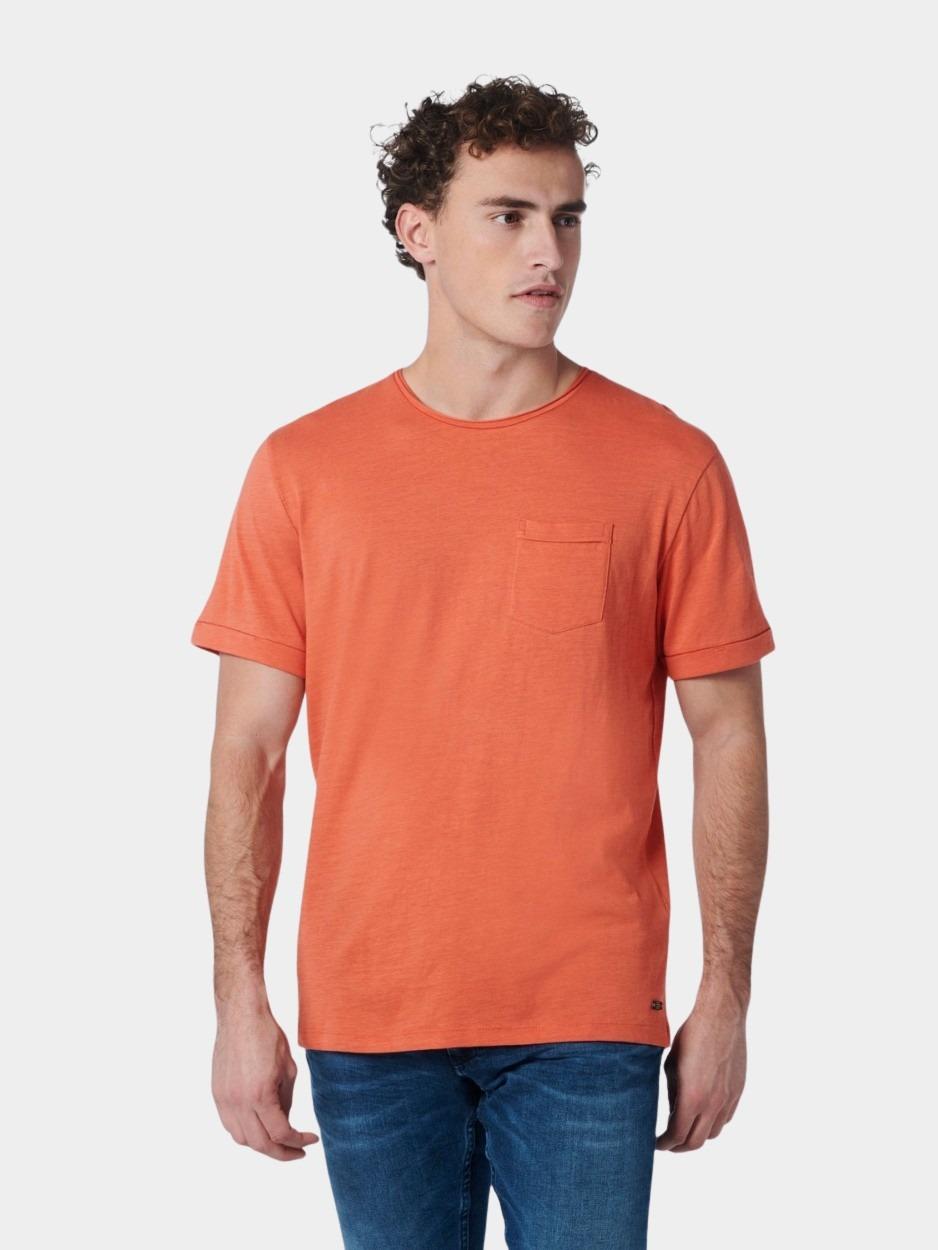 No Excess T-shirt korte mouw Geel T-Shirt Crewneck Slub Respons 19340202SN/192