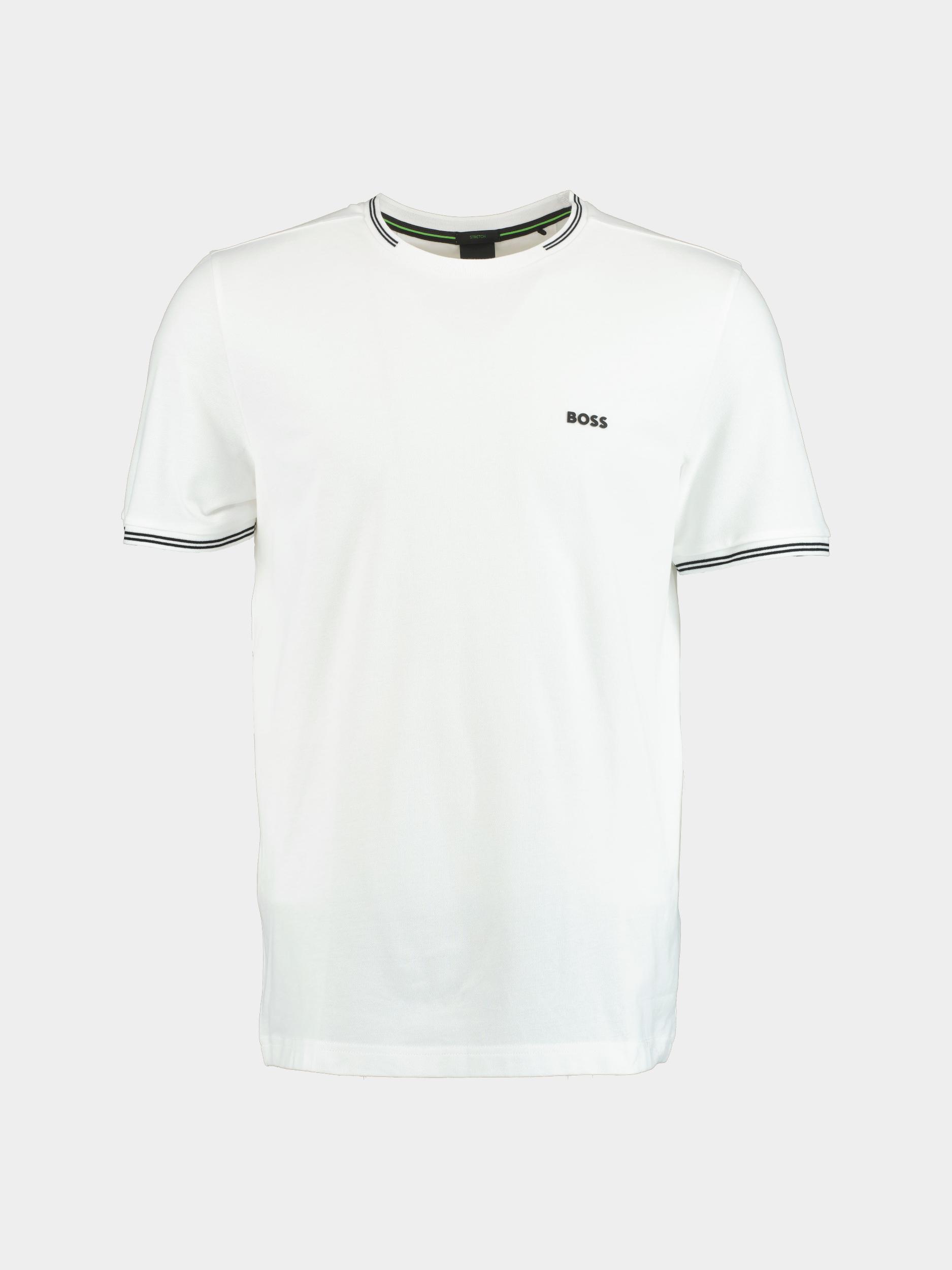 BOSS Green T-shirt korte mouw Wit Taul 10255848 01 50521245/100