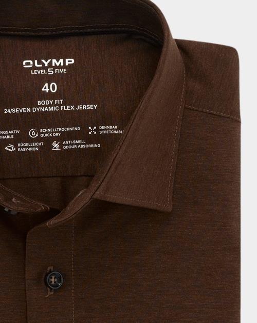 Olymp Business hemd lange mouw Bruin 2008/64 Hemden 200864/27