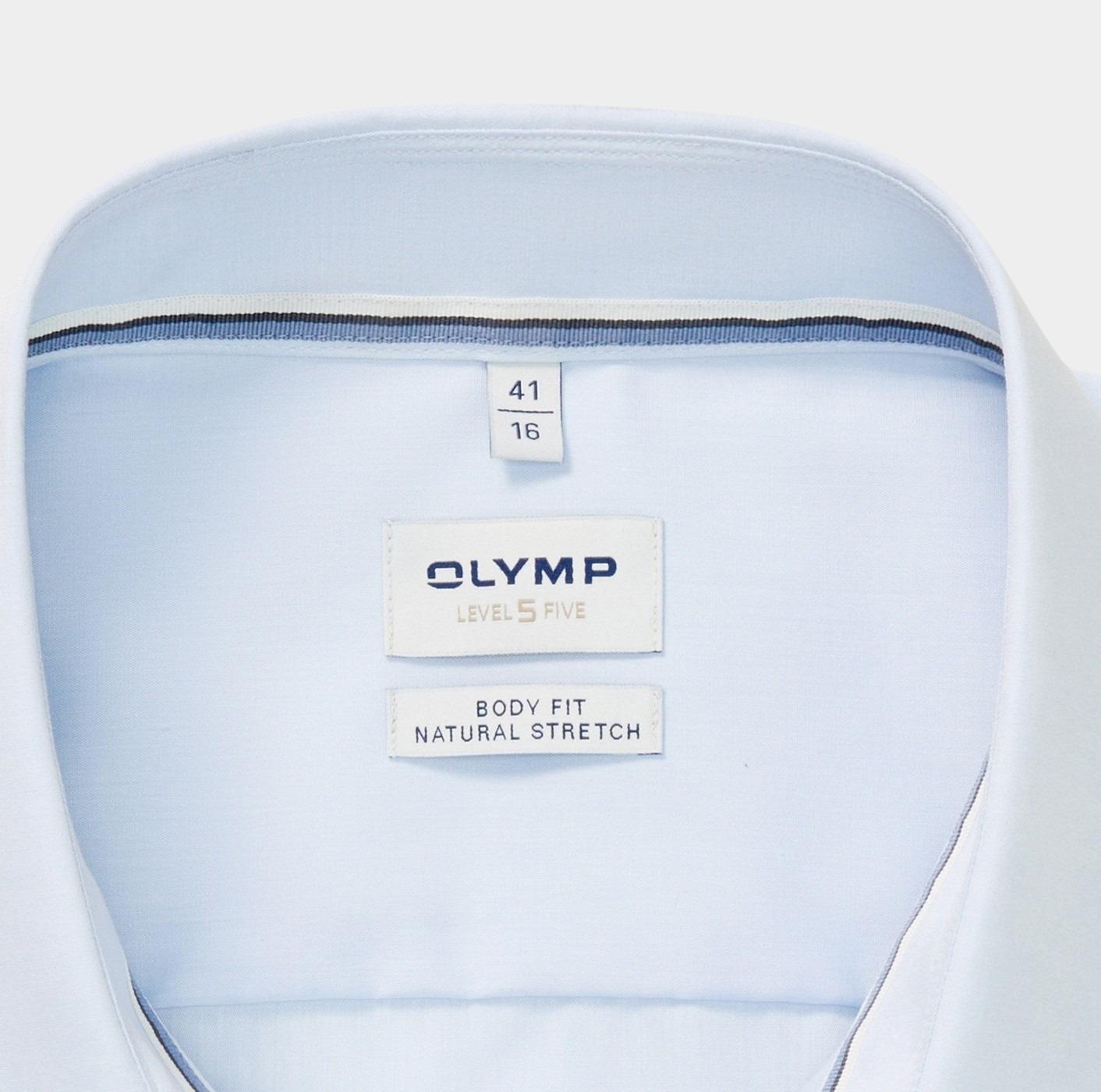 Olymp Business hemd lange mouw Blauw Level 5 219884/10
