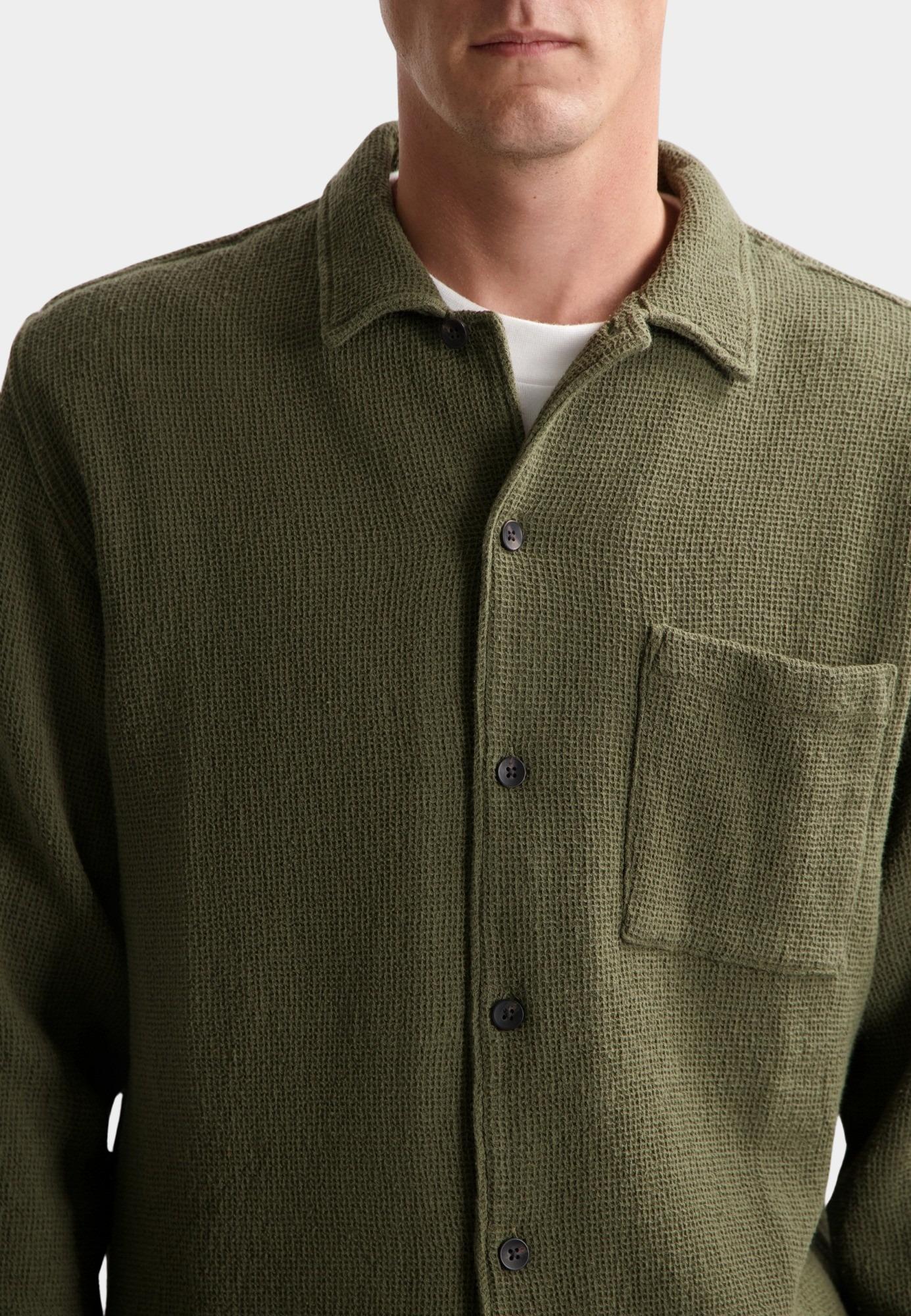 Dstrezzed Casual hemd lange mouw Groen Daniel shirt 303852/557