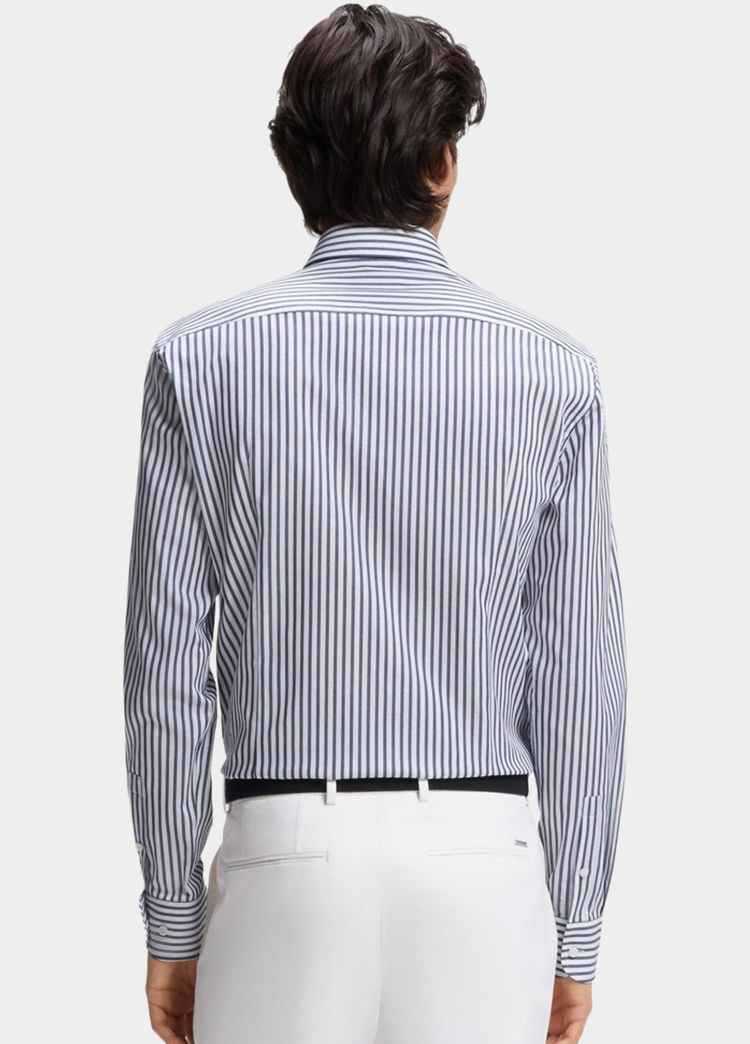 BOSS Black Business hemd lange mouw Blauw H-HANK-SP-C1-261 10281029 01 50567021/404