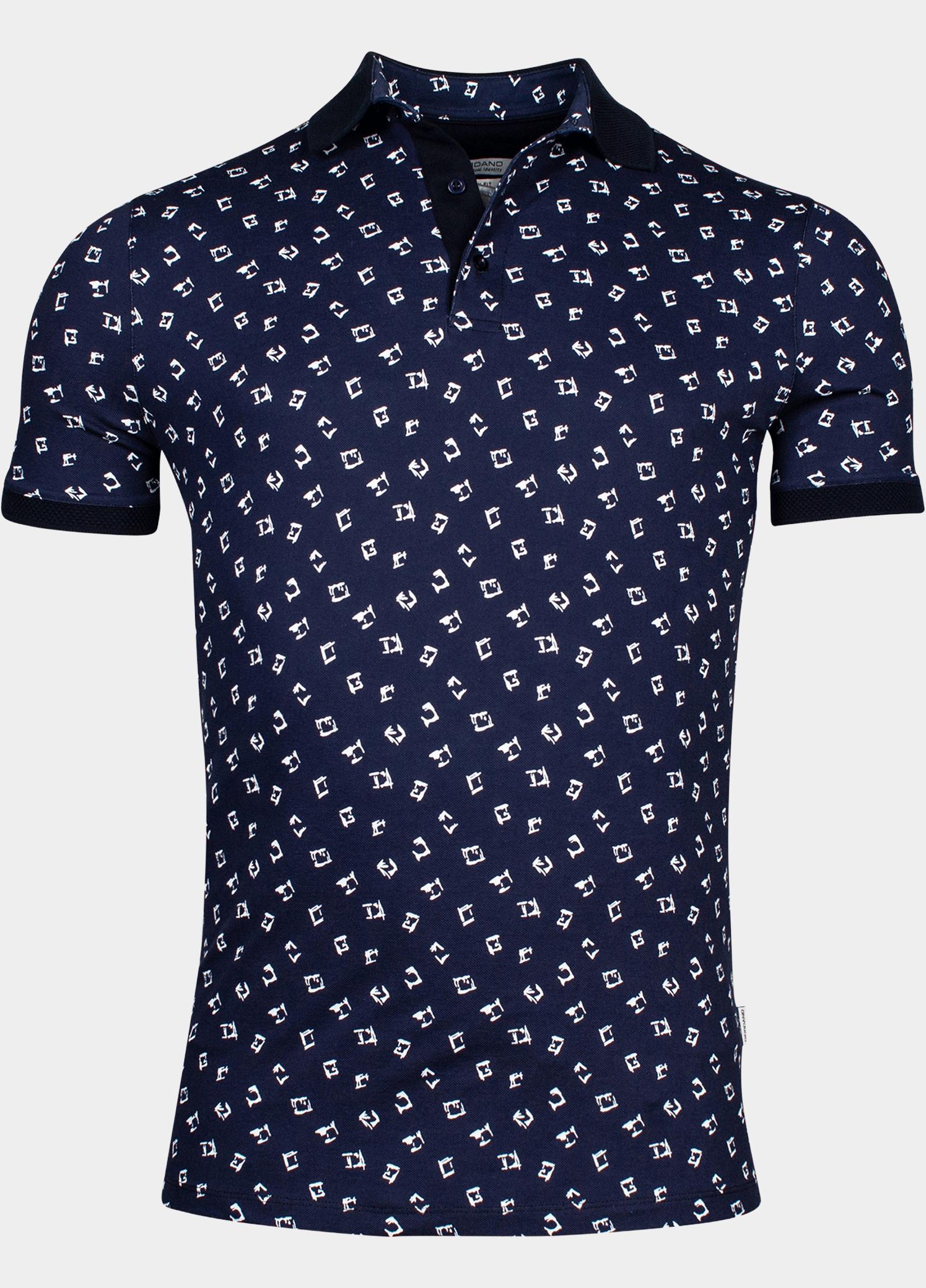 Giordano Polo heren Blauw Genardi Poloshirt SS Combed F 416597/60