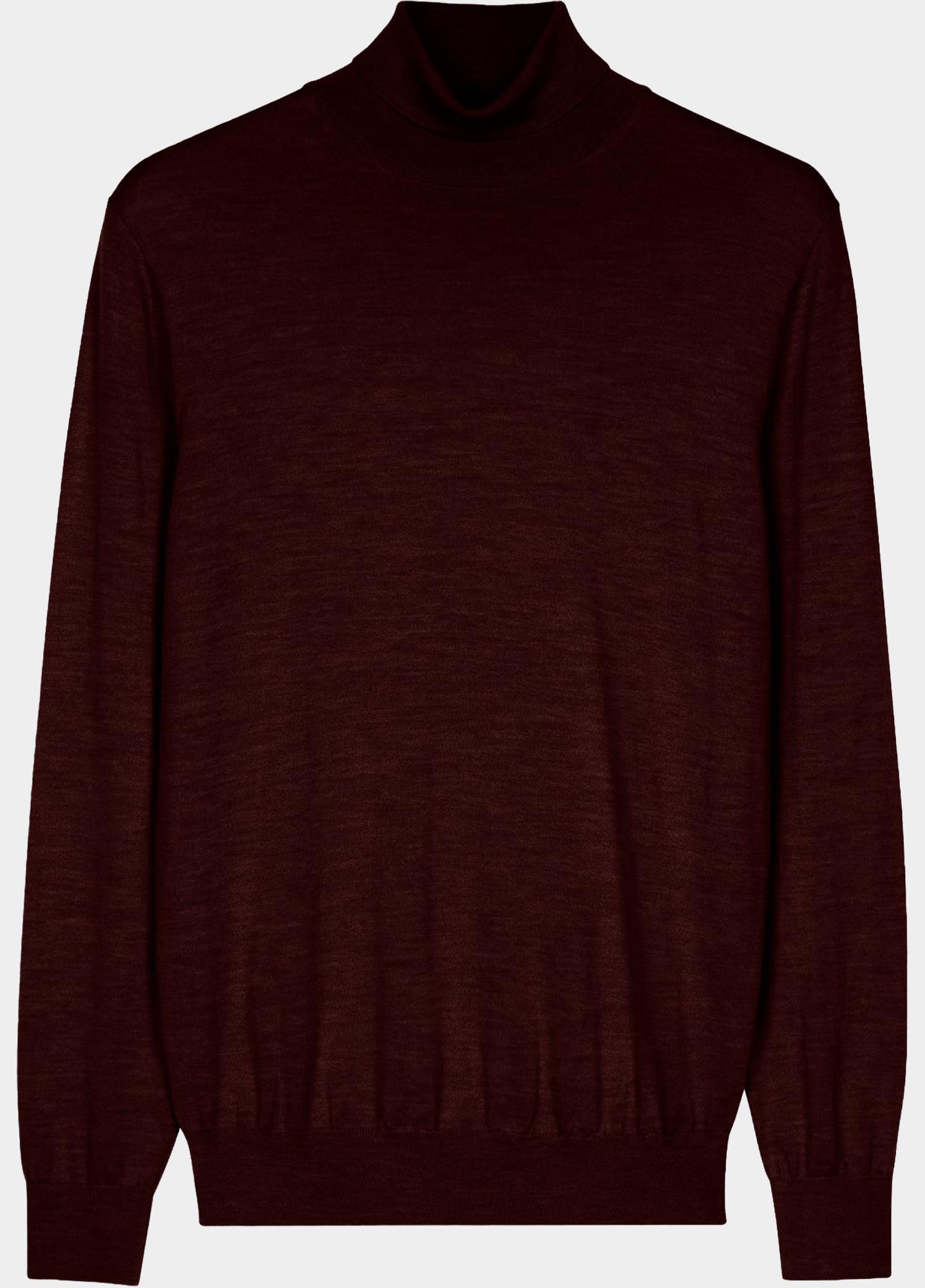 Baileys Coltrui heren Paars High Neck Pullover 14gg Singl 620069/49