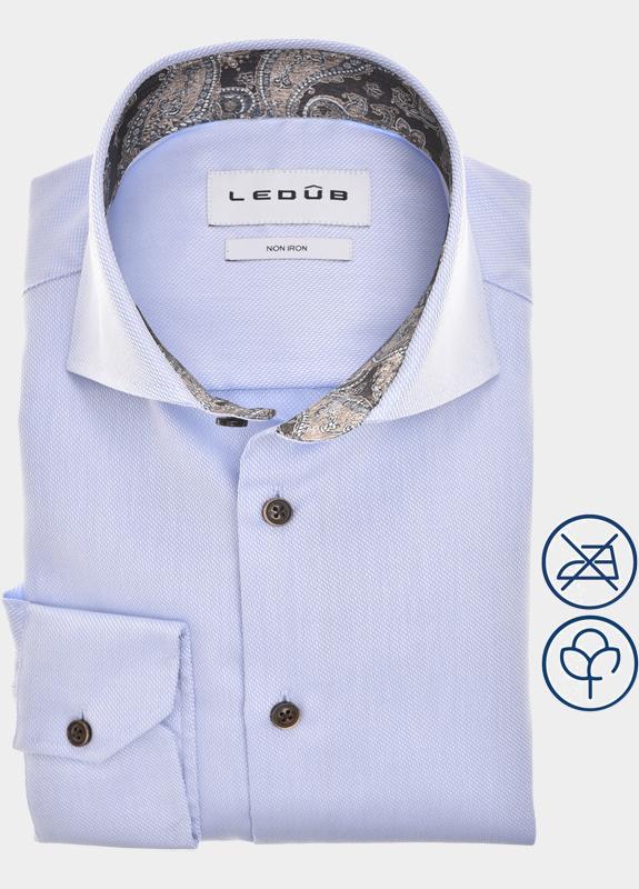 Ledub Business hemd lange mouw Blauw  0143163/130-190-000