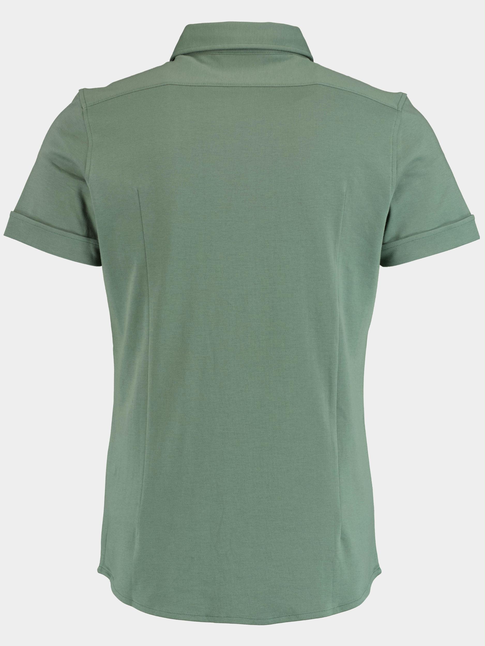 Born With Appetite Casual hemd korte mouw Groen Earl Shirt Sl 22108EA28/903 dusty green