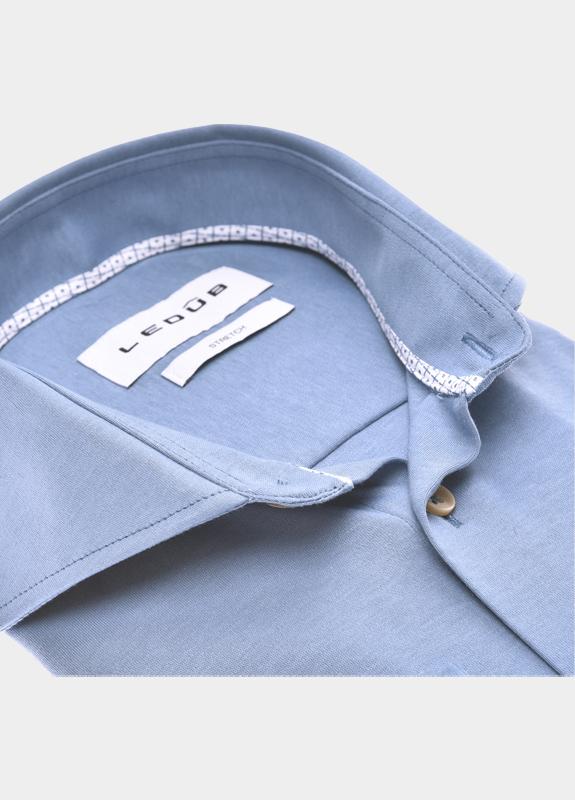 Ledub Overhemd extra lange mouw Blauw  0702049/150-150-000