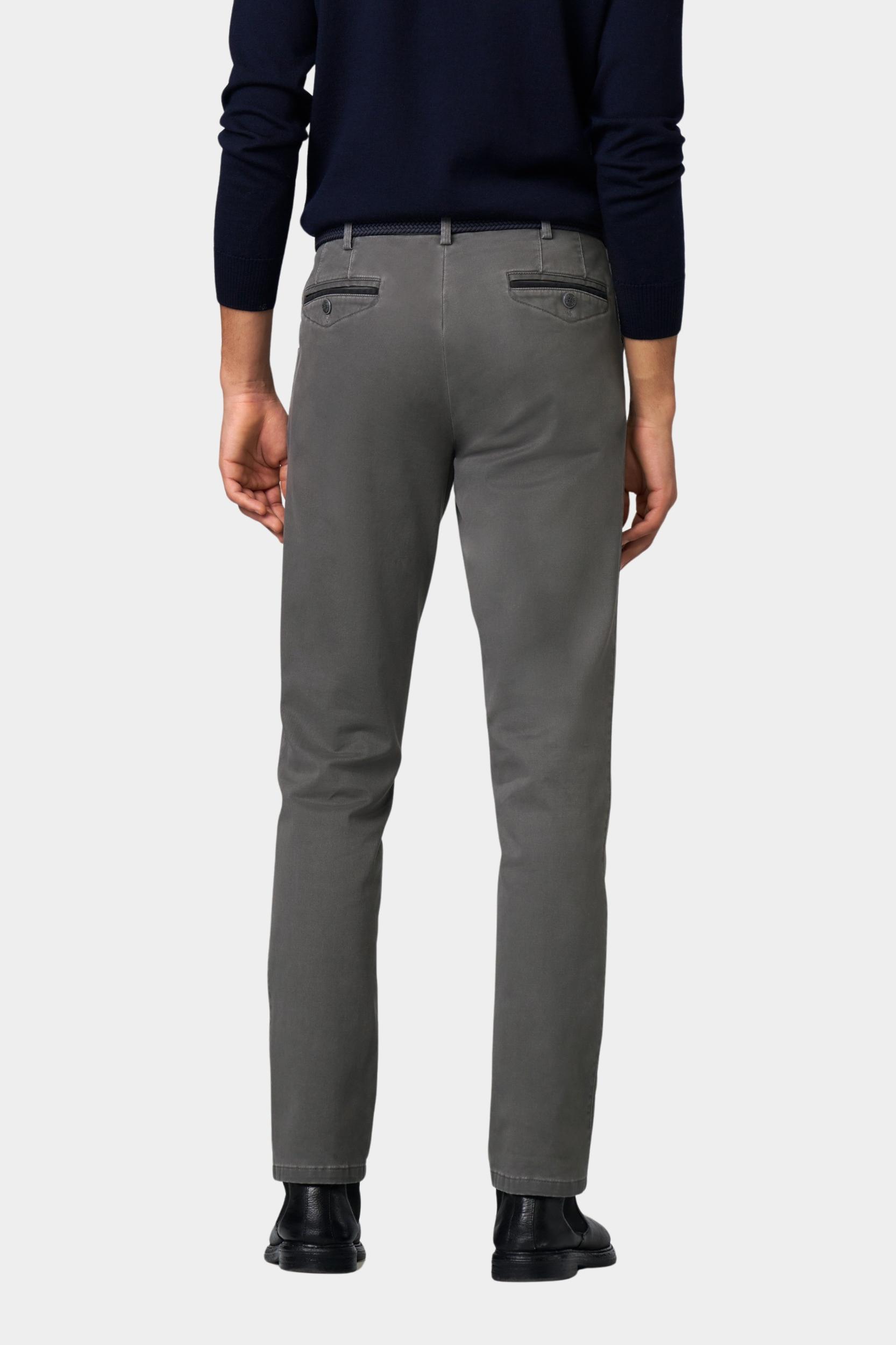 Meyer Katoenen Broek Grijs CHICAGO Art.2-5612 3322561200/07