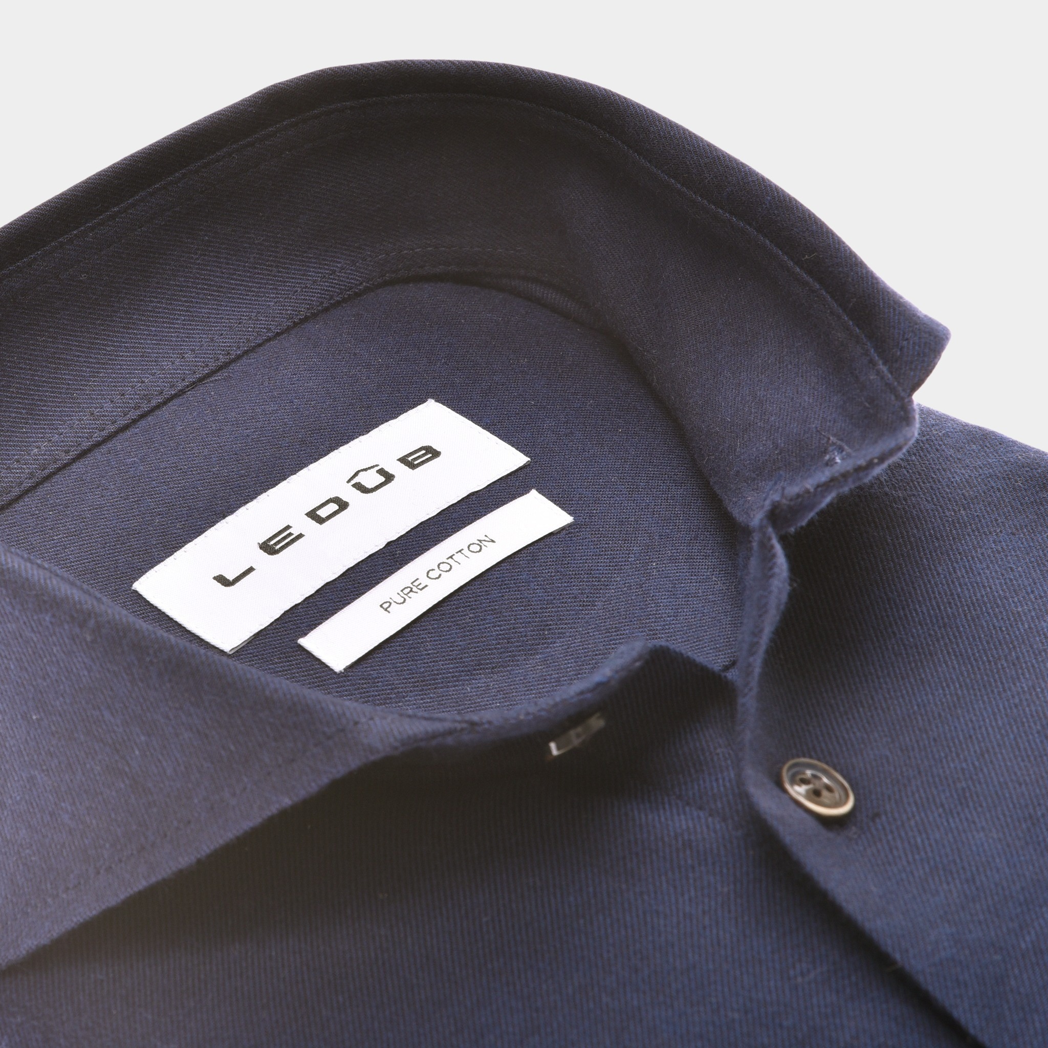 Ledub Business hemd lange mouw Blauw LE24214 SF 5 0142747/190-000-000