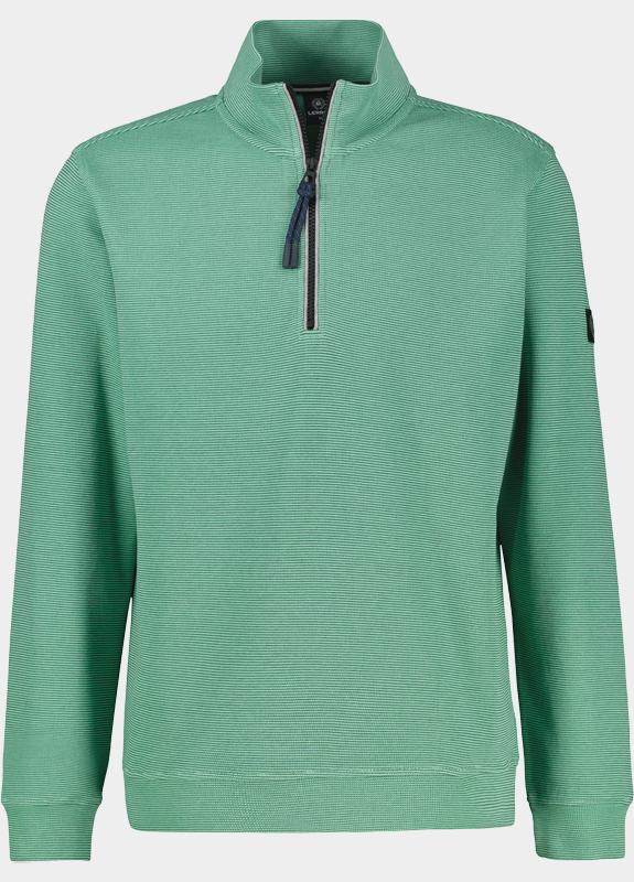 Lerros sweat halfzip Groen  2624402/621