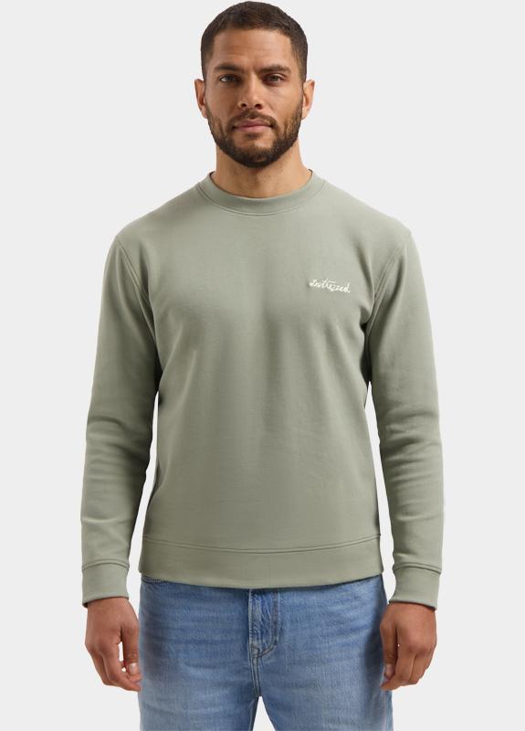 Dstrezzed Sweater heren Groen DS_Karas Artwork Crew 211810/564