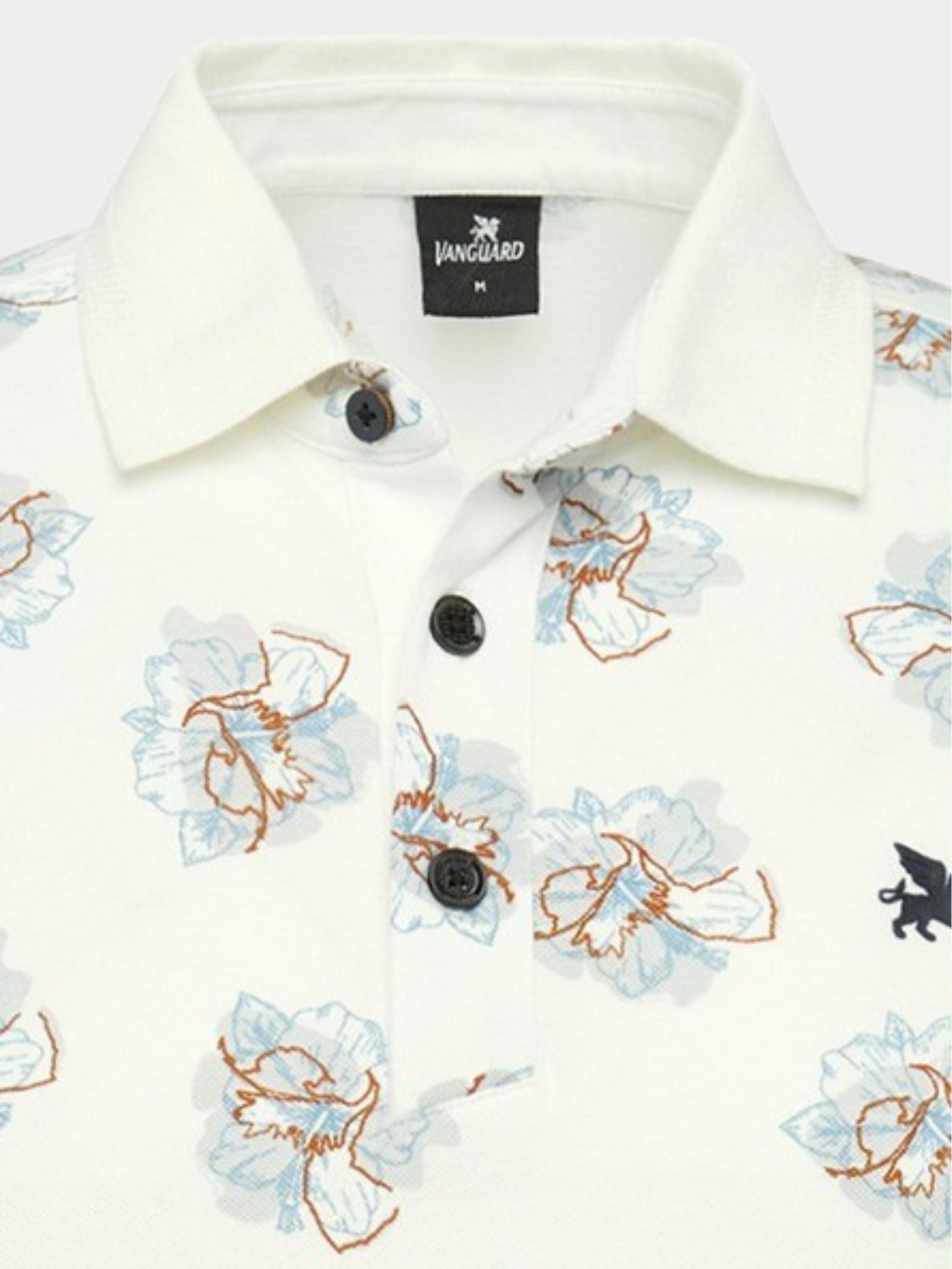 Vanguard Polo korte mouw Wit Short sleeve polo pique stret VPSS2302854/7007