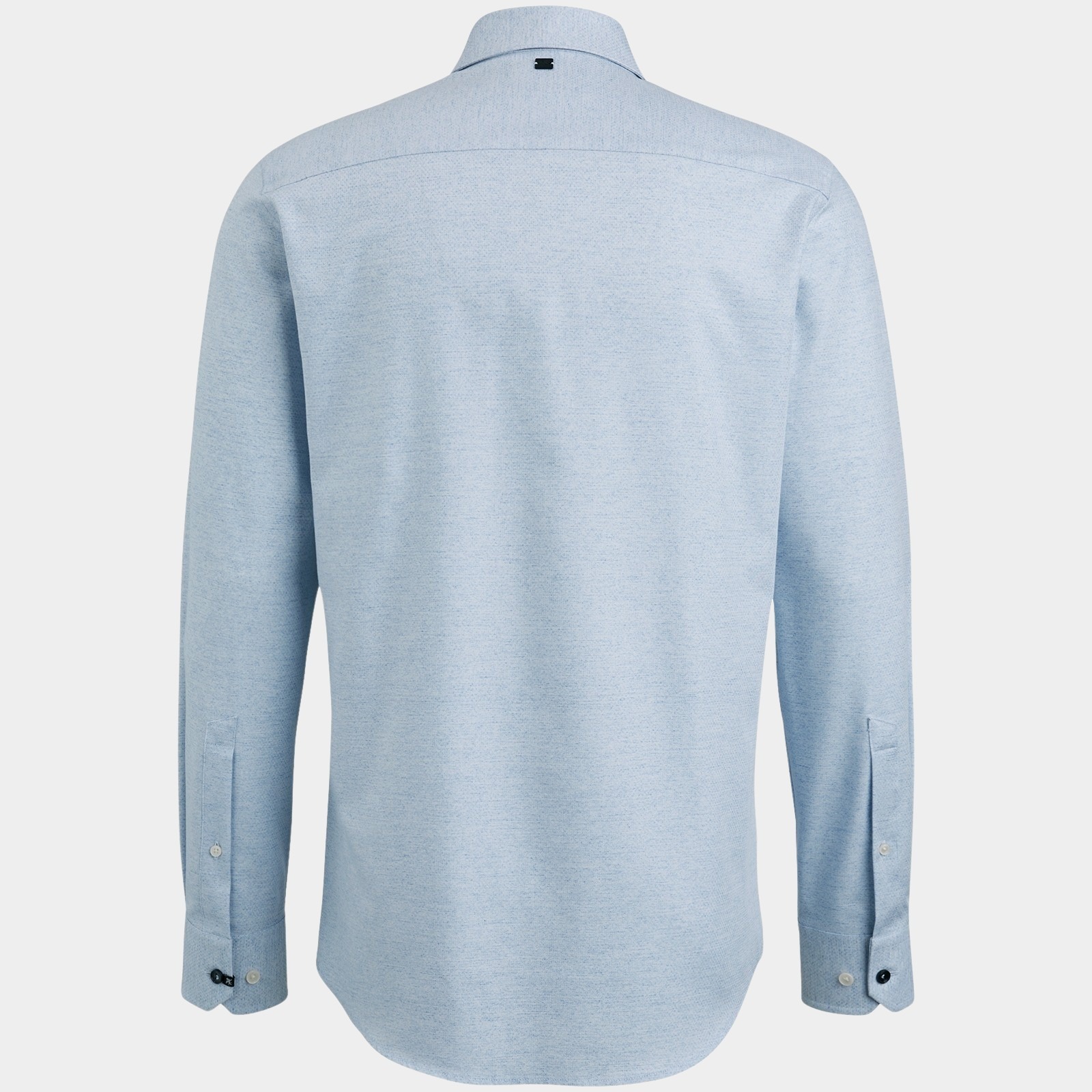 Vanguard Casual hemd lange mouw Blauw Long Sleeve Shirt 4 way stret VSI2309208/5038