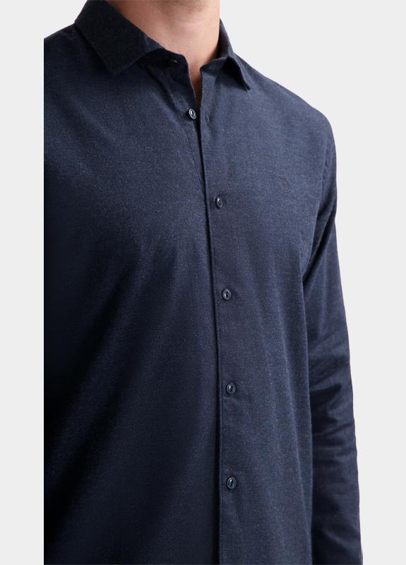 Dstrezzed Casual hemd lange mouw Blauw DS_Olav Shirt 303762-AW25/649