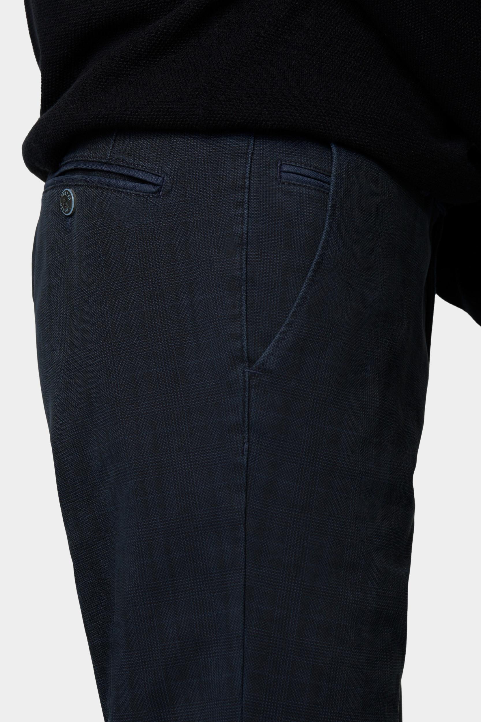 Meyer Katoenen Broek Blauw BONN Art.2-5621 1022562100/18