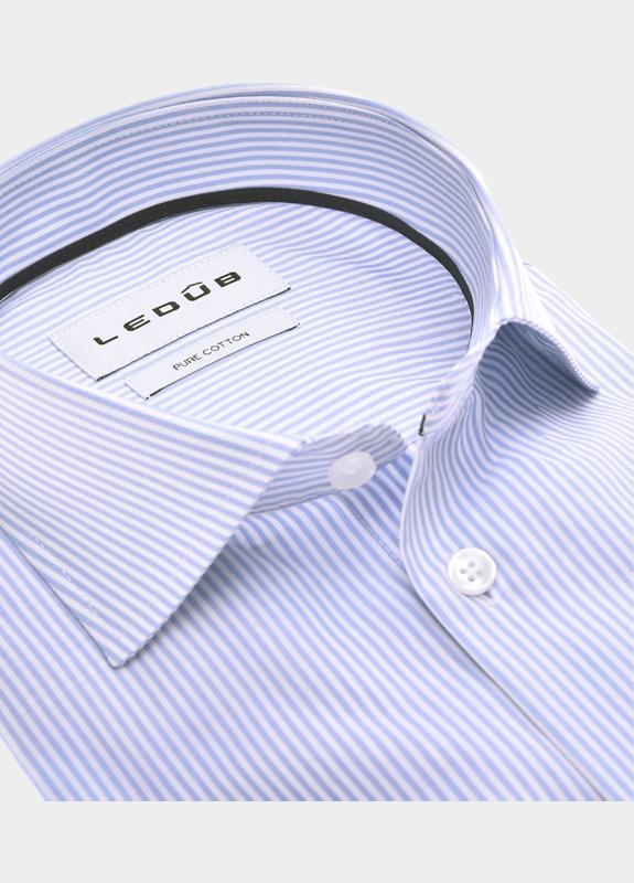 Ledub Business hemd lange mouw Blauw  0143266/130-196-000