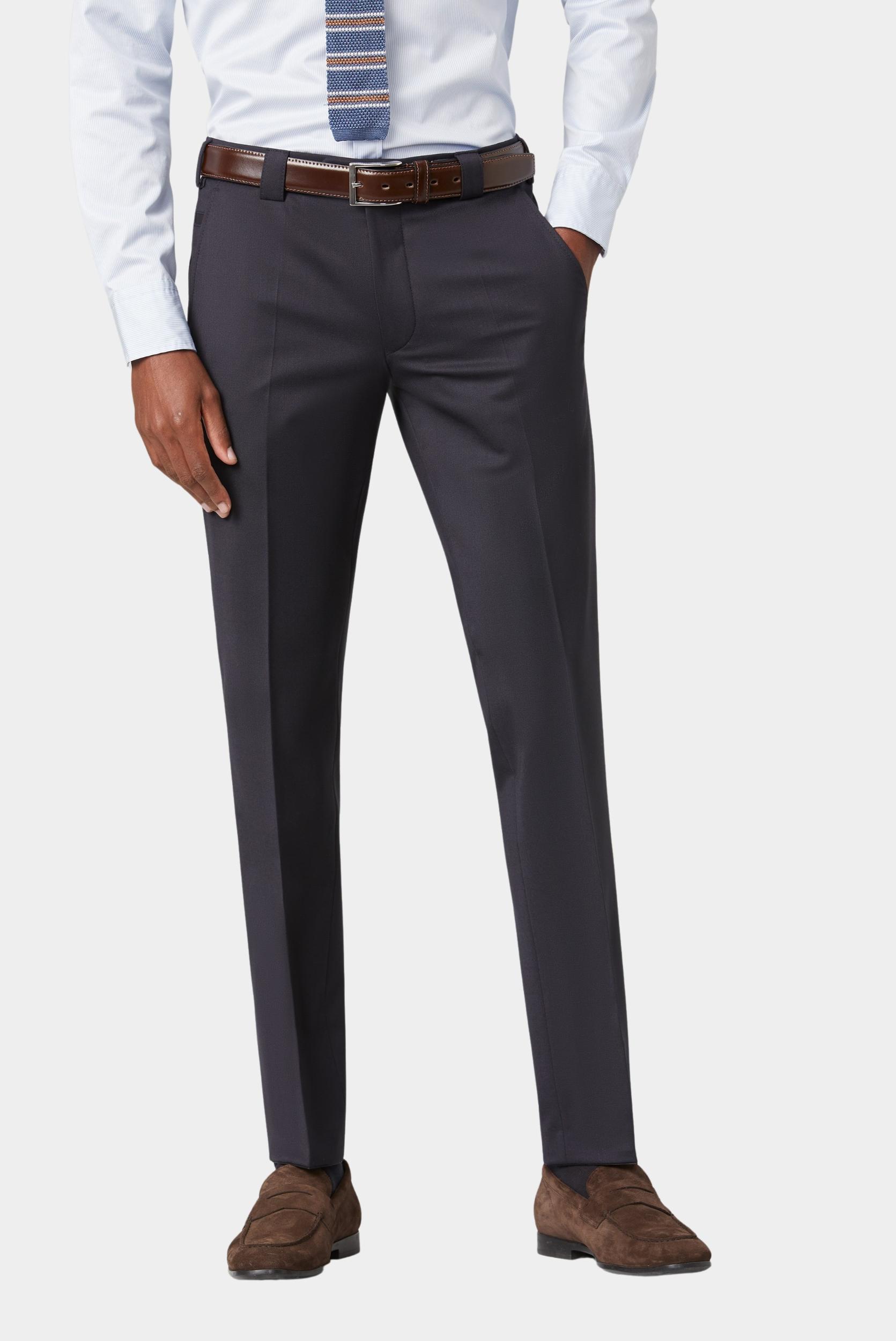 Meyer Wollen Pantalon Blauw ROMA Art. 9-288 1150928800/19