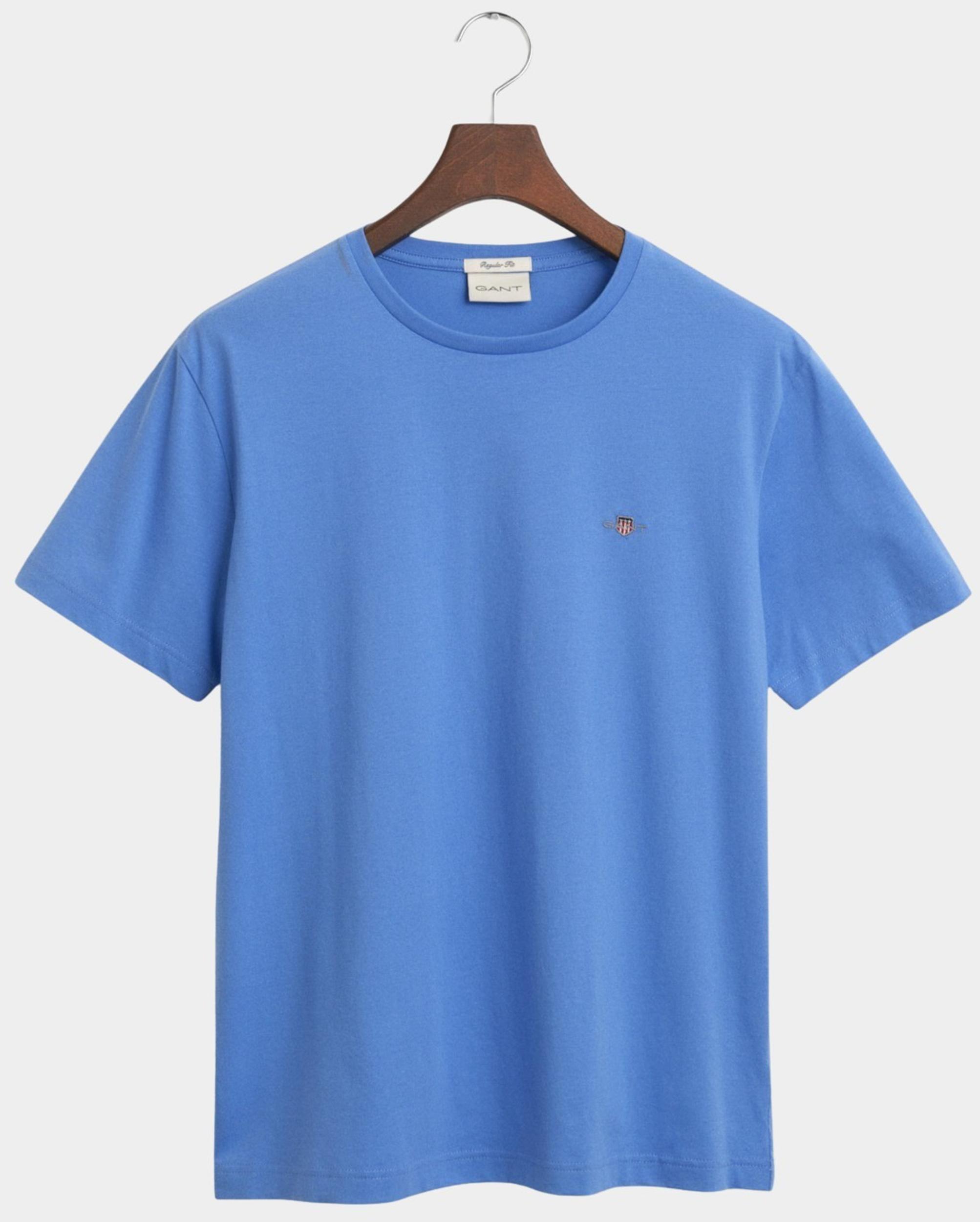 Gant T-shirt korte mouw Blauw Shield SS T-shirt 2003184/419