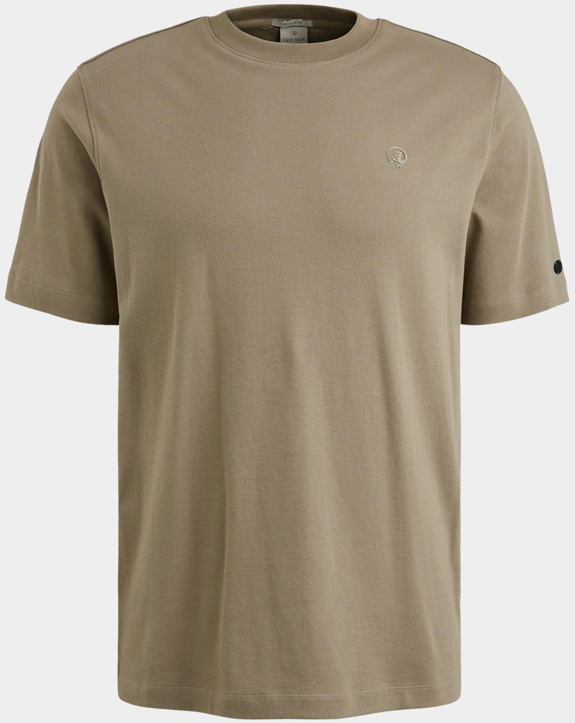 Cast Iron T-shirt korte mouw Bruin Short sleeve r-neck regular f CTSS2508588/8025