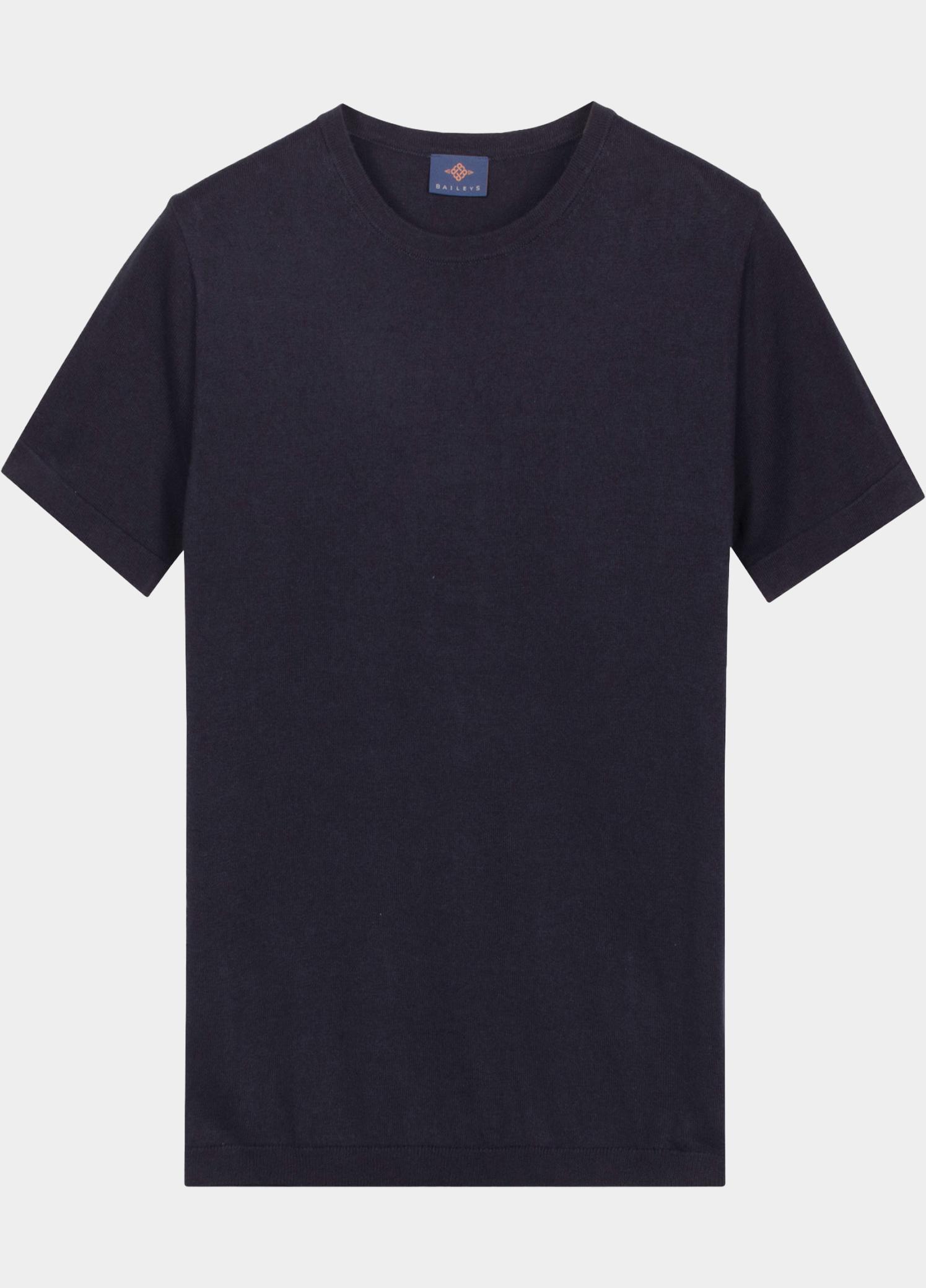 Baileys T-shirt heren Blauw Pullover Crew Neck SS 14gg si 615686/60