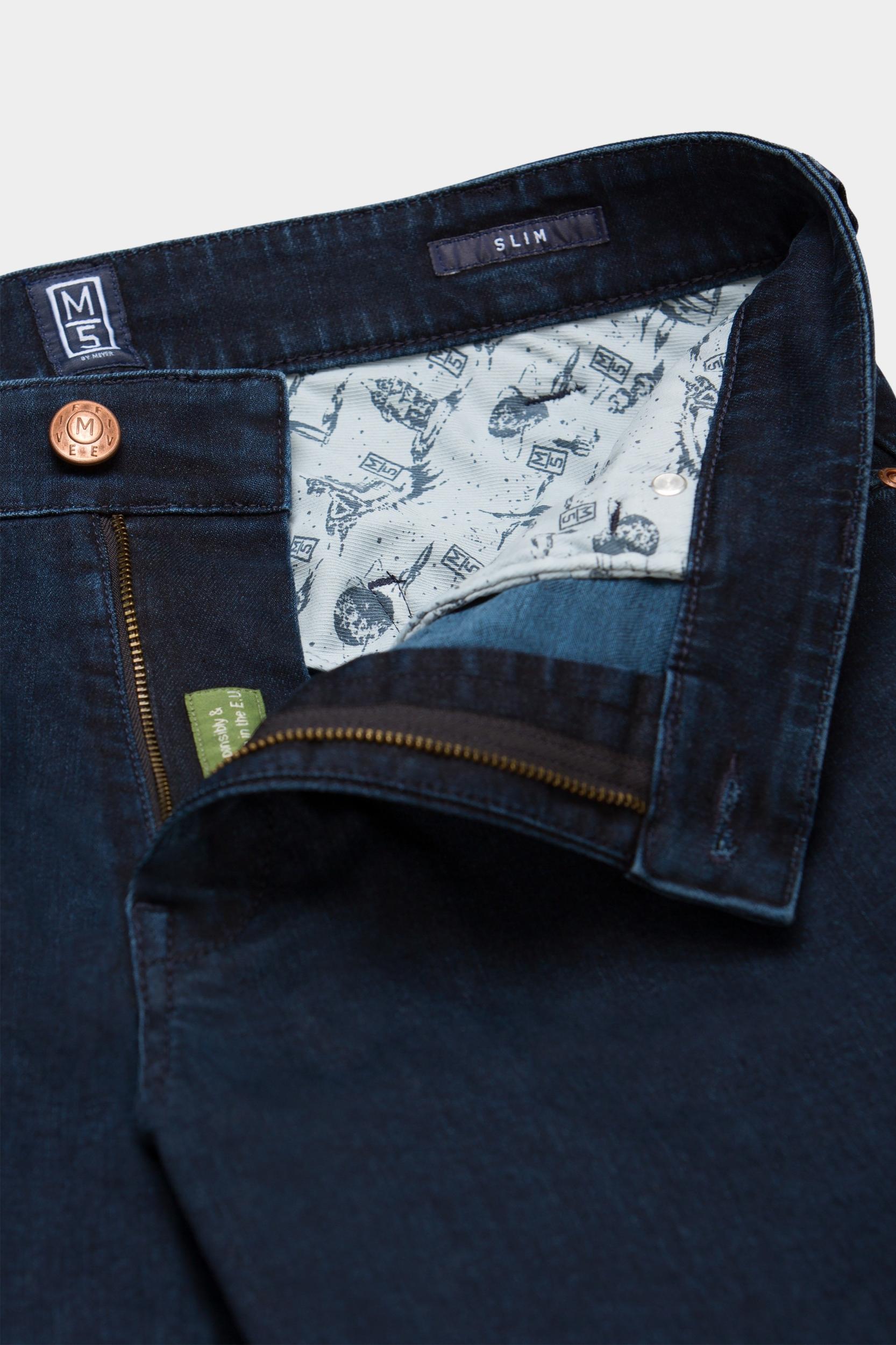 Meyer Flatfront Jeans Blauw SLIM Art.9-6272 3619627200/18