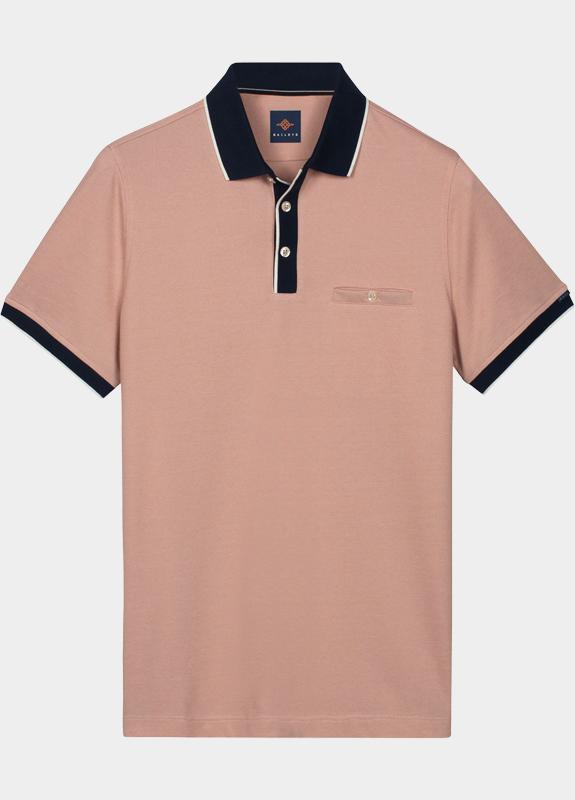 Baileys Polo heren Rood Poloshirt with chestpocket 615273/32