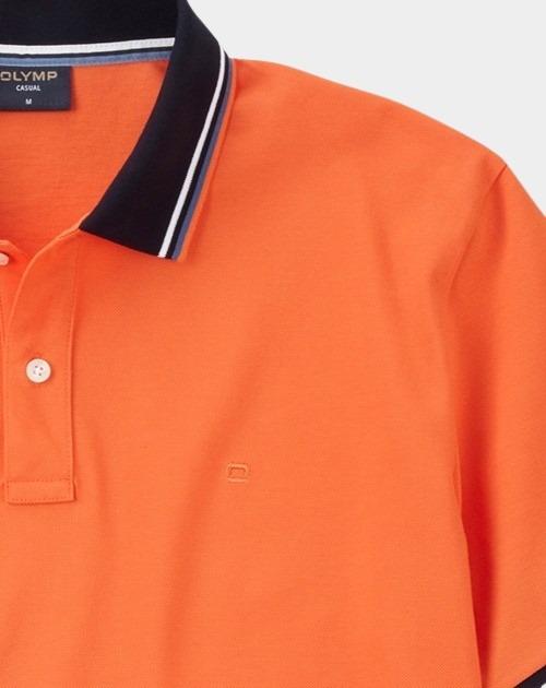 Olymp Polo korte mouw Oranje Polo PiquÃ© solid 541152/91