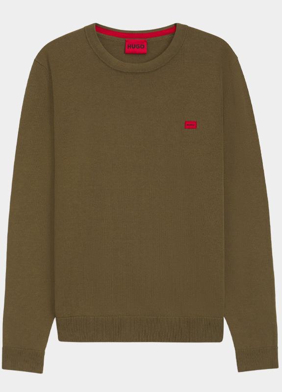 HUGO Red Pullover Grijs San Cassius-C1 10243453 01 50475083/032 HUGO Red Pullover Grijs San Cassius-C1 10243453 01 50475083/032