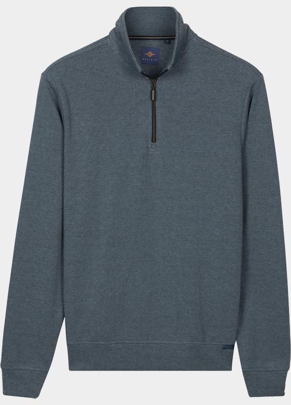 Baileys half zip sweater heren Blauw Sweatshirt 1/2 Zip  y/d all o 613161/66