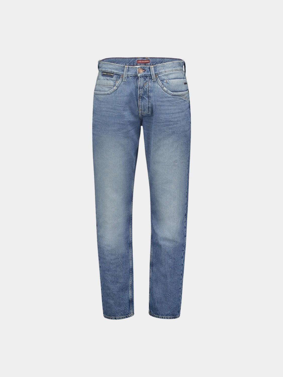 No Excess 5-Pocket Jeans Blauw Denim, Relaxed Fit 715, Stone N715D25N/228