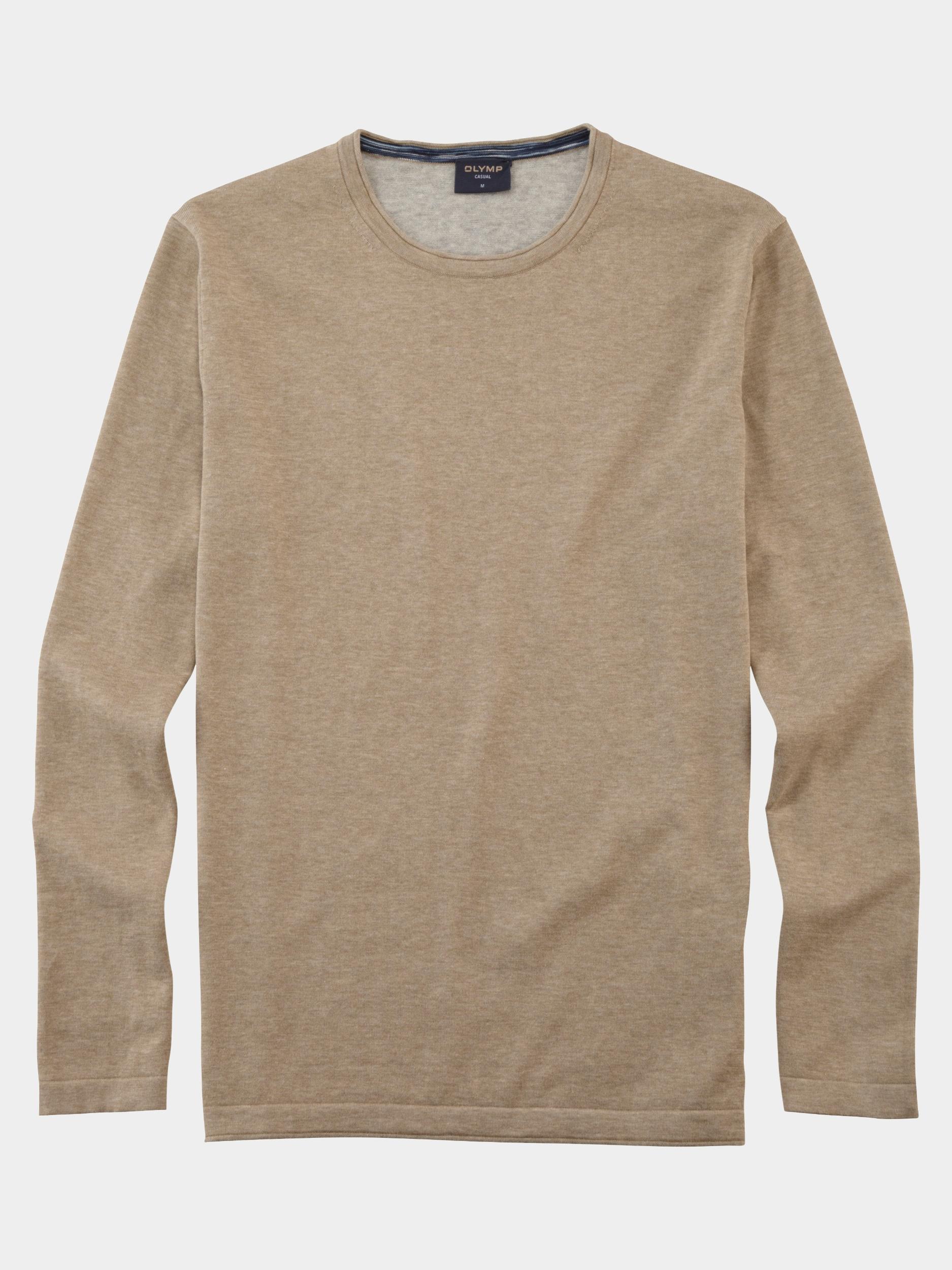 Olymp Pullover Bruin Rundhals Strick 535585/57