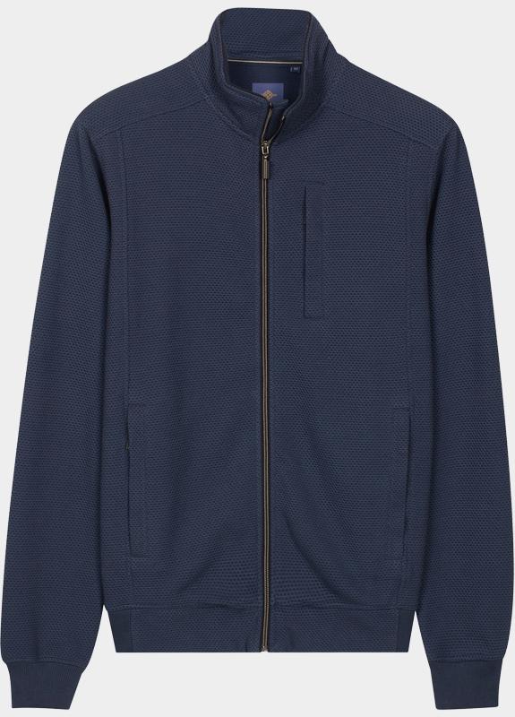 Baileys sweat vest Blauw Sweat Cardigan Zip  Hi-Low st 522230/67