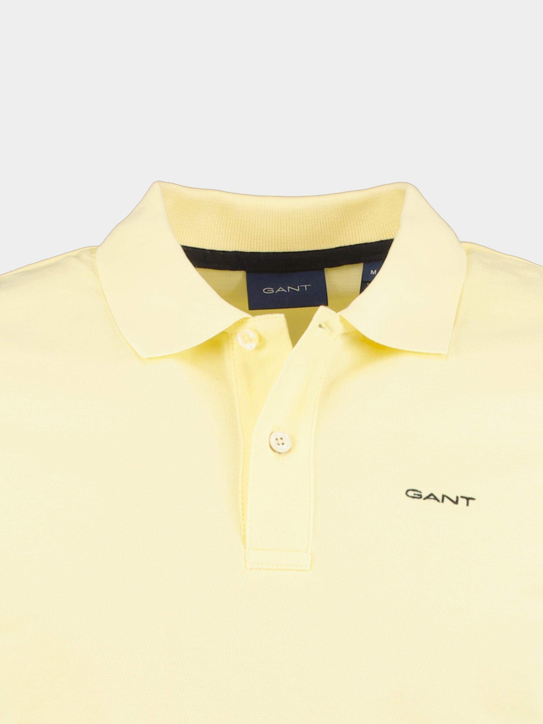 Gant Polo korte mouw Geel MD. SS Pique Rugger 2003179/721