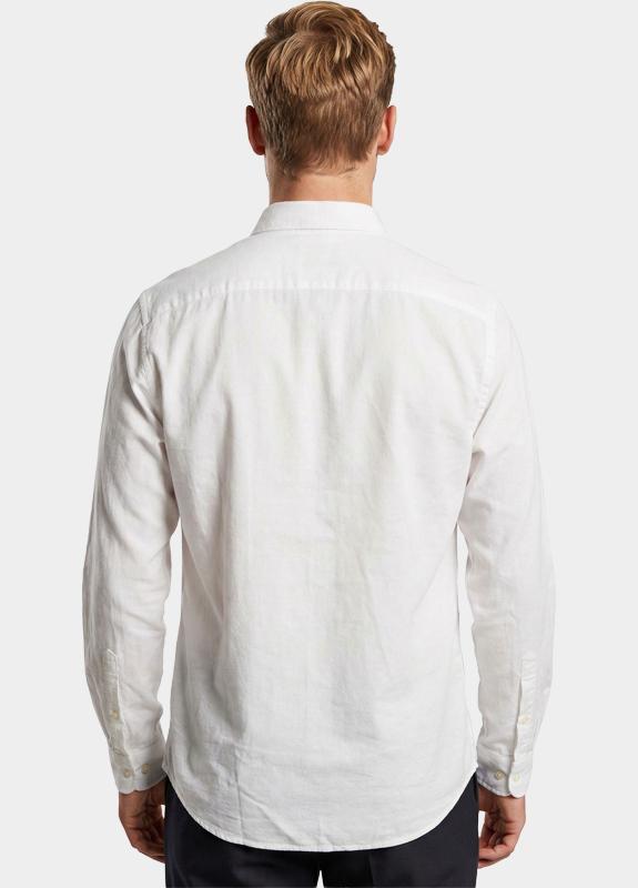 Born With Appetite Overhemd heren Wit Avenue Li-co Ws Plain Shirt L BWA26107AV01/1001