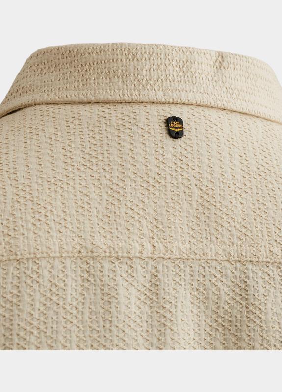 PME Legend Casual hemd lange mouw Beige LONG SLEEVE SHIRT Dobby Struc PSI2602222/7013